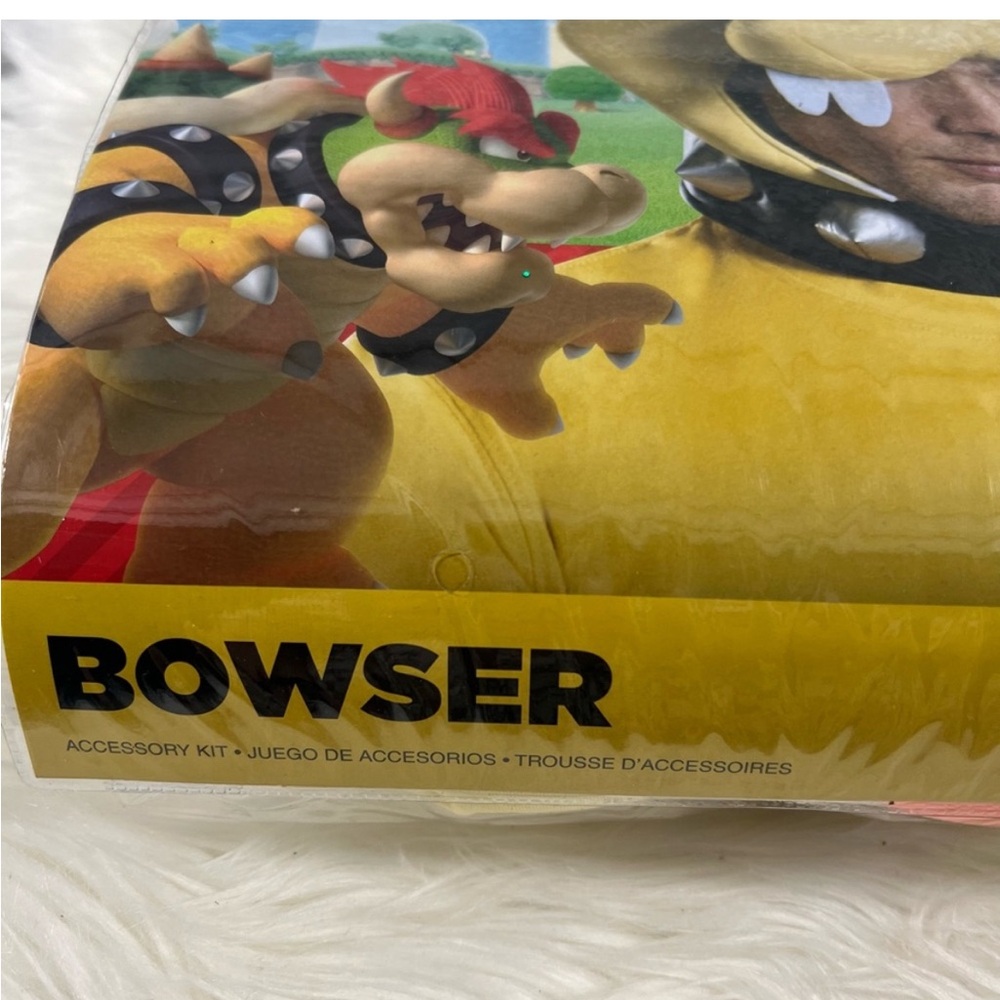 Nintendo Bowser accessory headpiece NEW Halloween costume mario villain Koopa - Picture 3 of 9